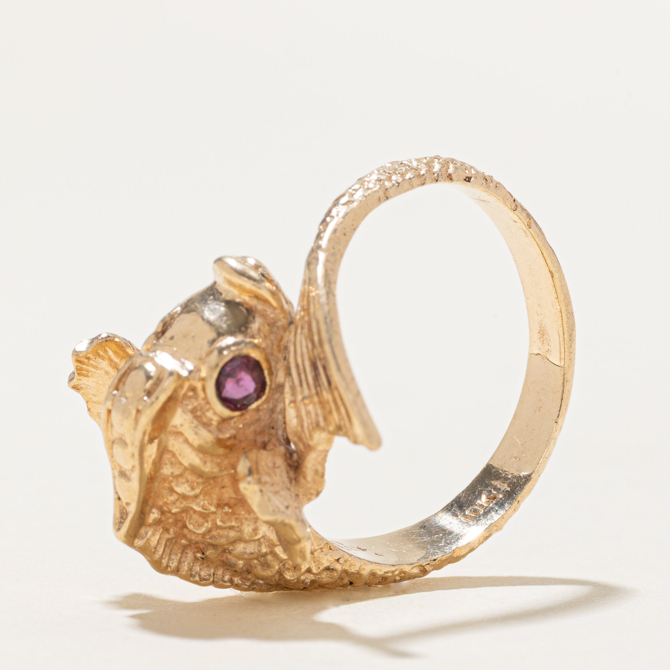 Ruby Fish Bypass Ring | SZ 9