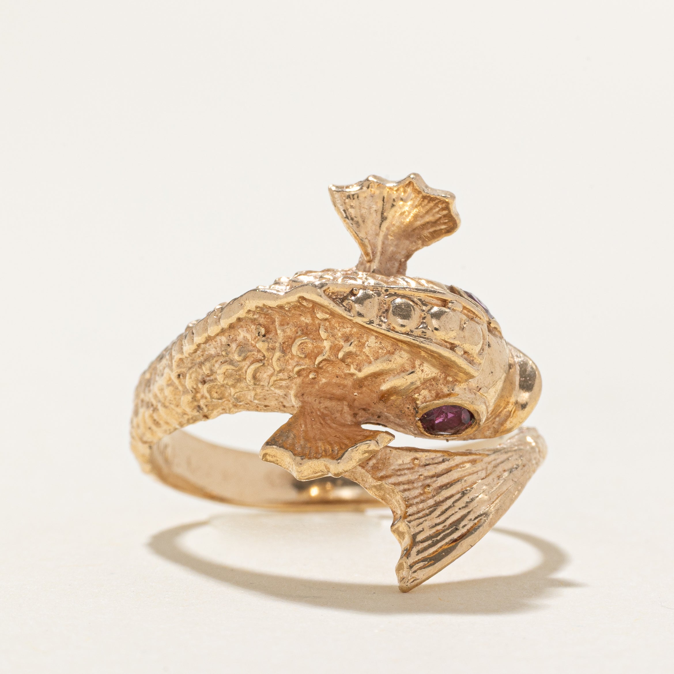 Ruby Fish Bypass Ring | SZ 9