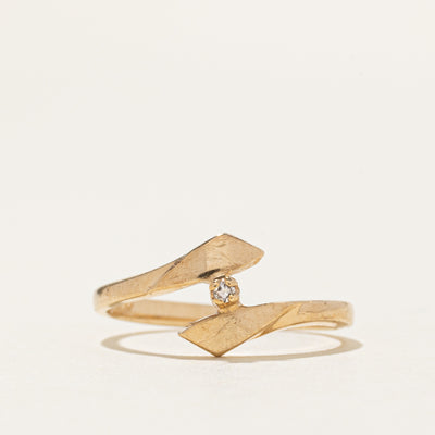 10k Diamond Bypass Ring | SZ 5