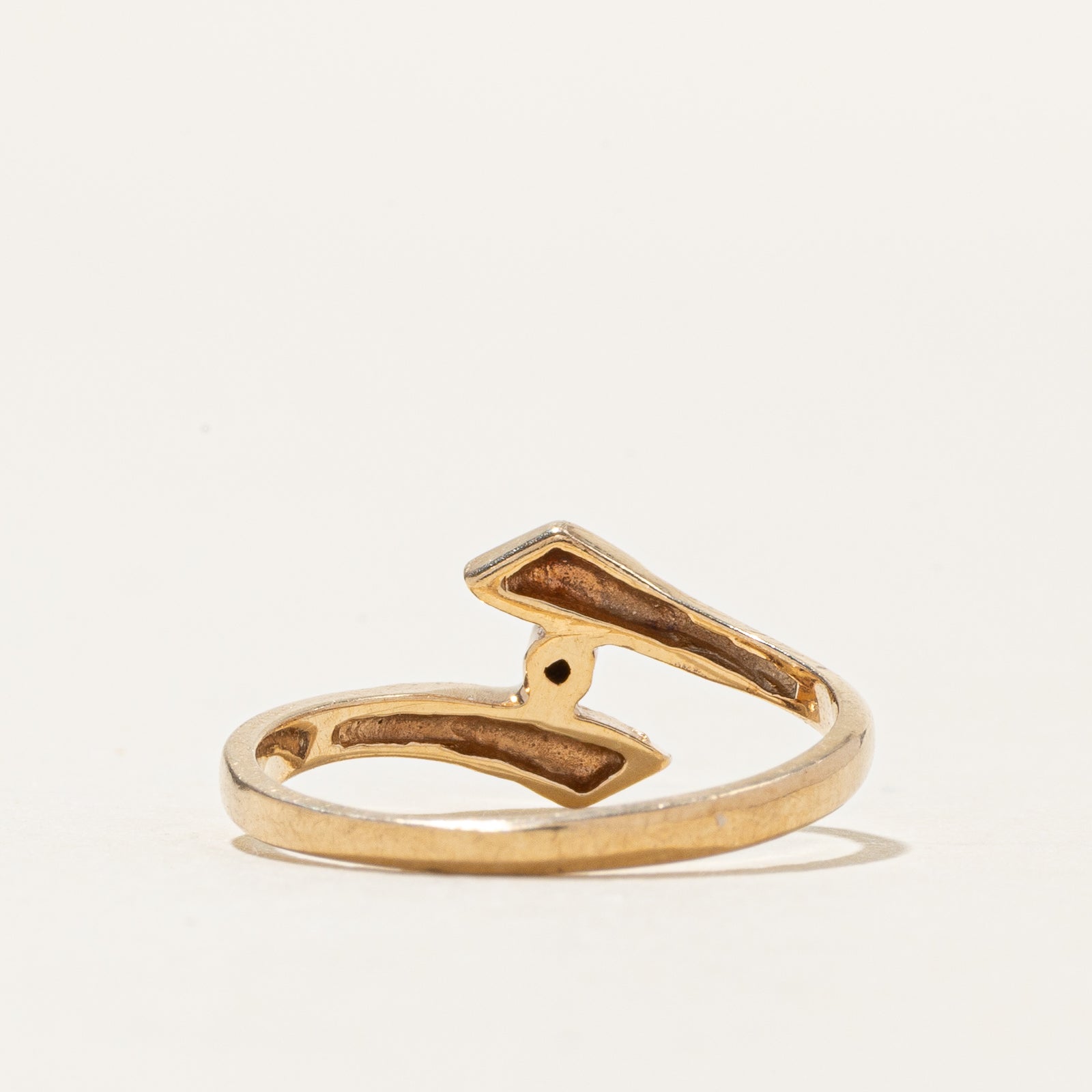10k Diamond Bypass Ring | SZ 5