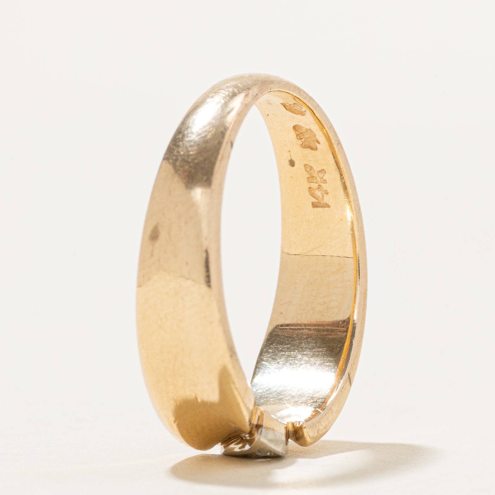 14k Two-Tone Diamond Waterfall Ring | SZ 9.25