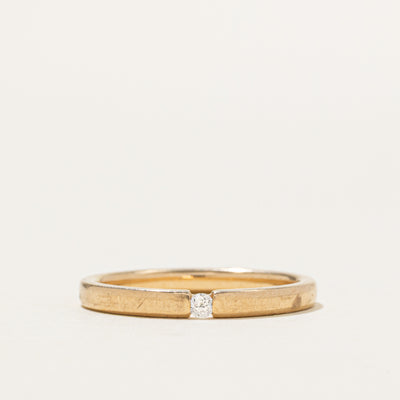 10k Tension Set Diamond Thin Band | 2.5mm | SZ 8