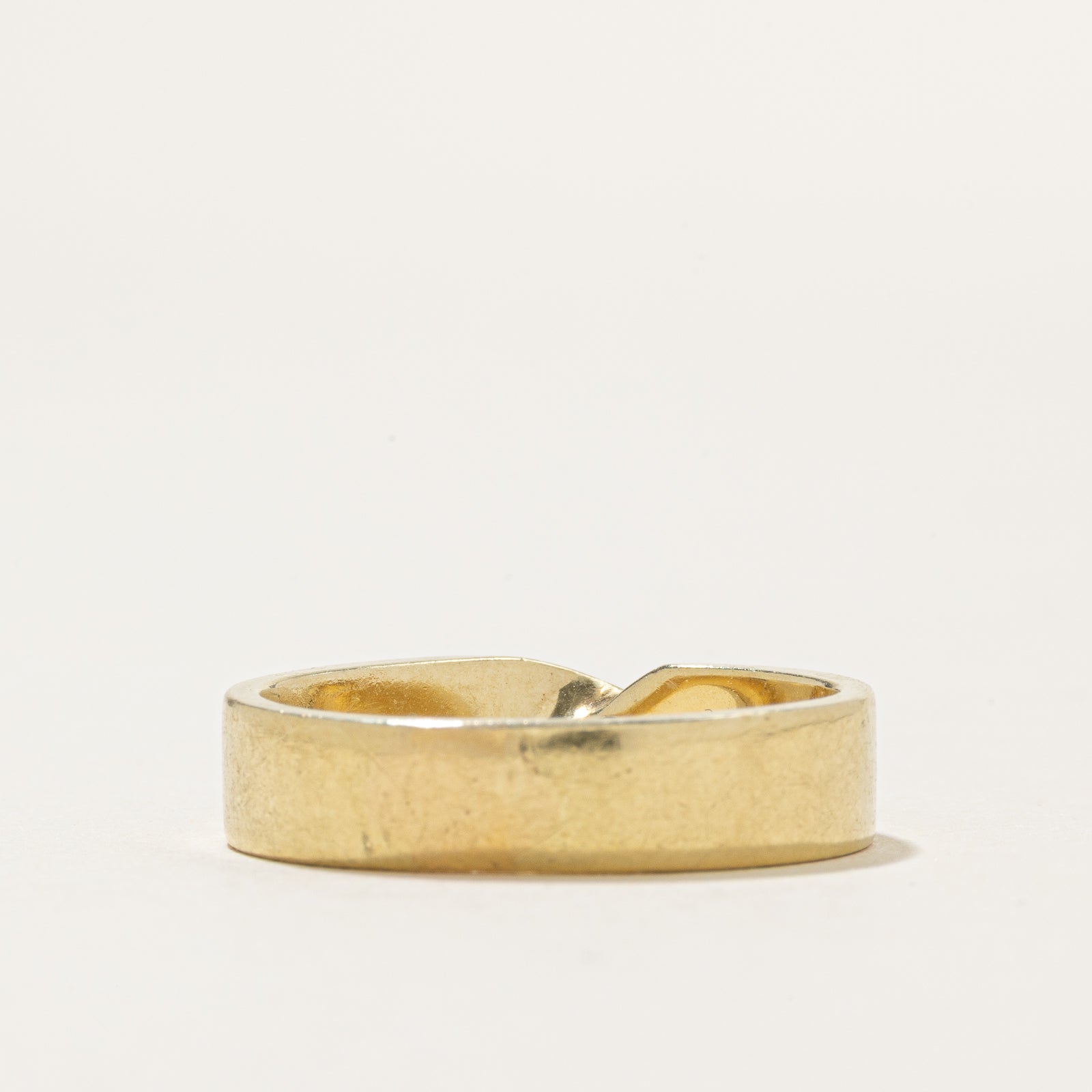 14k Diamond Twisted Band | 4.75mm | SZ 6