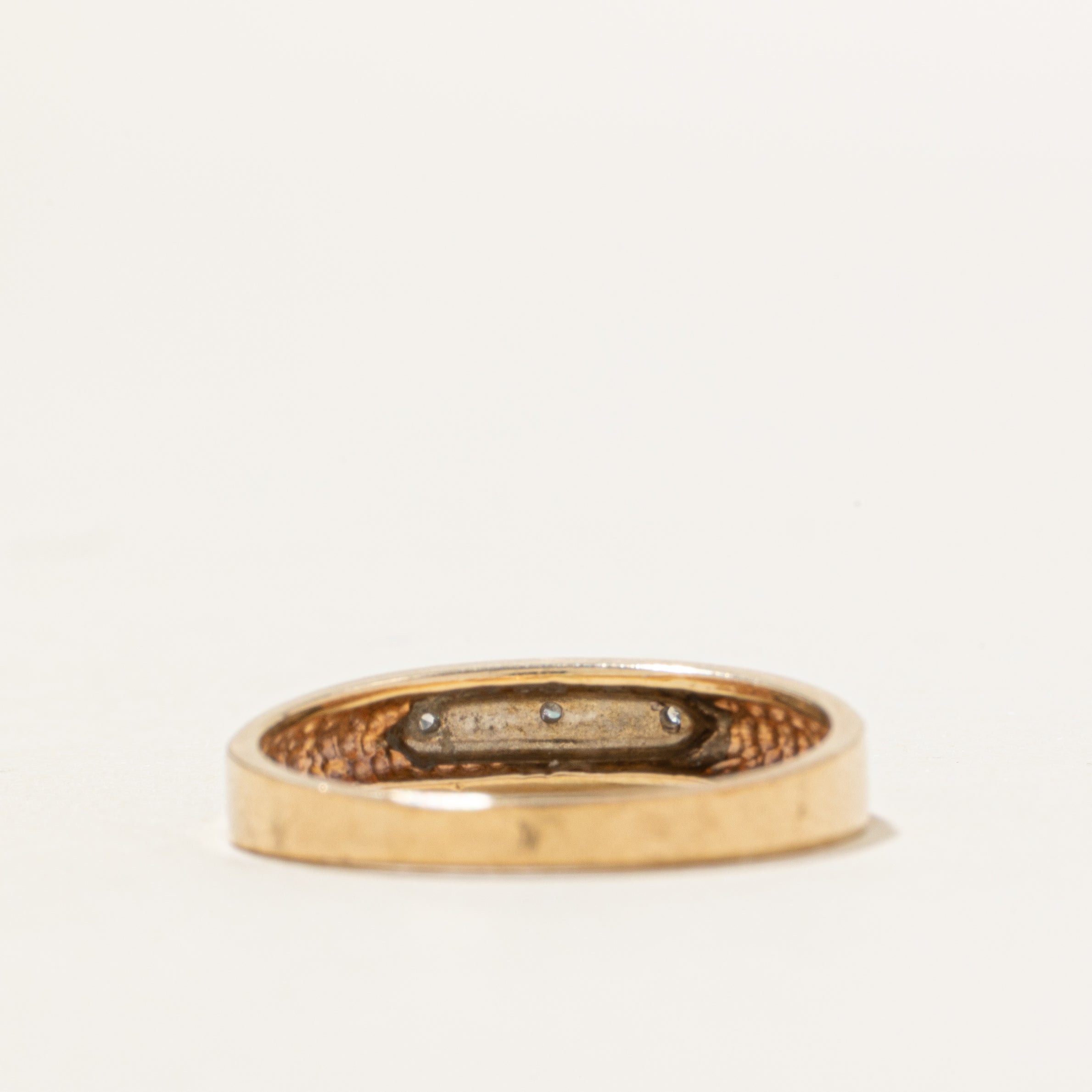 10k Three Stone Diamond Ring | SZ 6