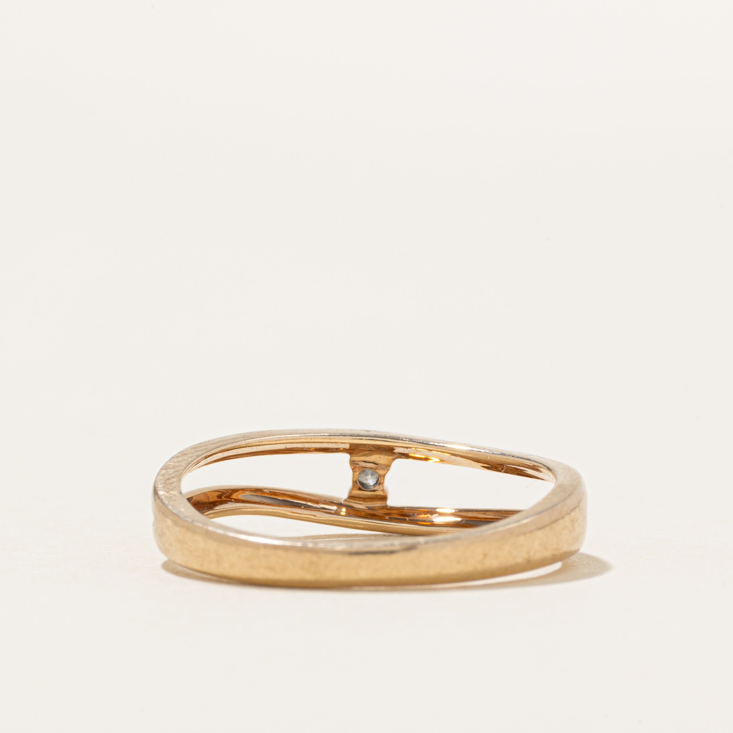 Bague ajourée Diamond Wave | Taille 7