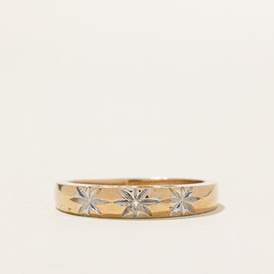 Two Tone Star Set Diamond 