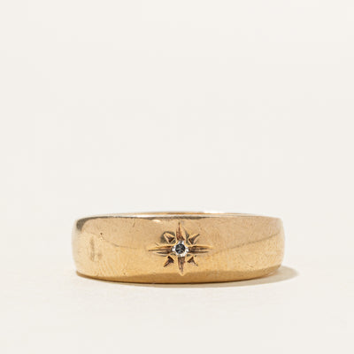 10k Star Set Diamond Ring | SZ 7.5