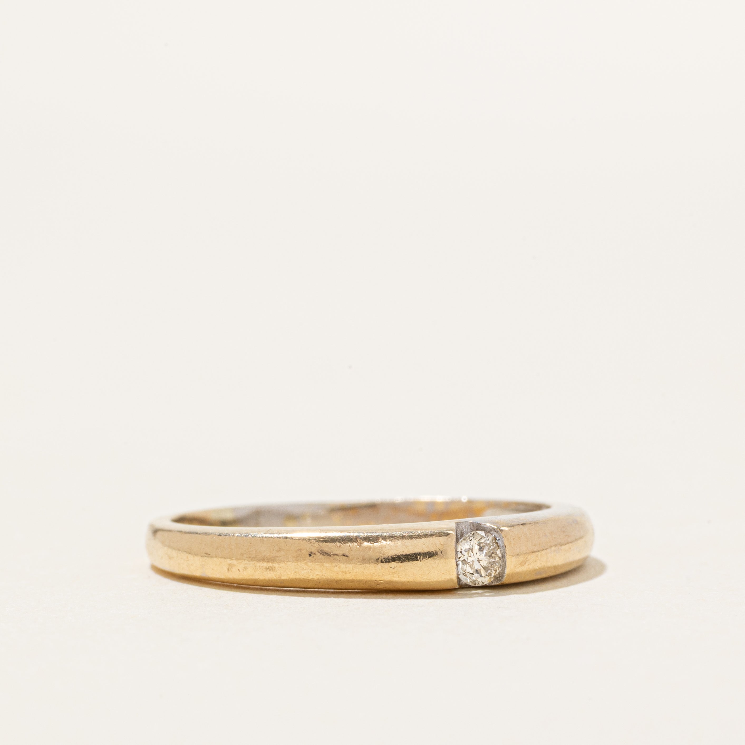 10k Tension Set Diamond Ring | SZ 8.5