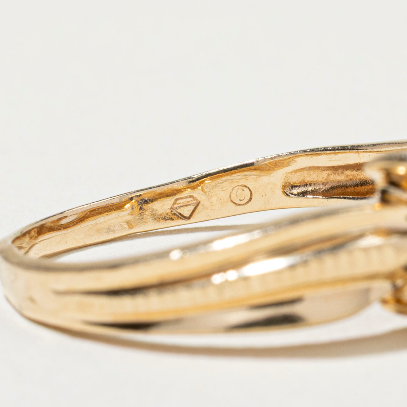 Two Stone Sapphire Bypass Ring | SZ 5.75