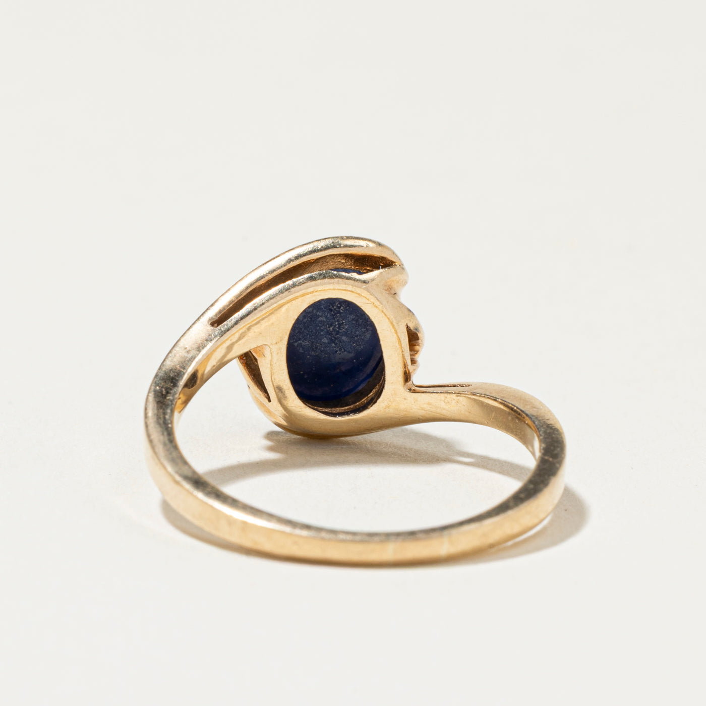 Synthetic Star Sapphire Bypass Ring | SZ 7