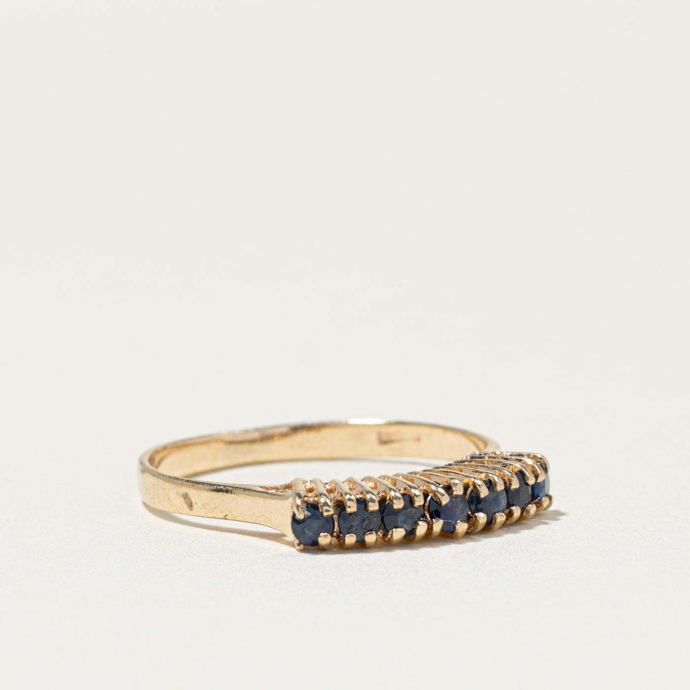 Bague en saphir sept pierres | Taille 7