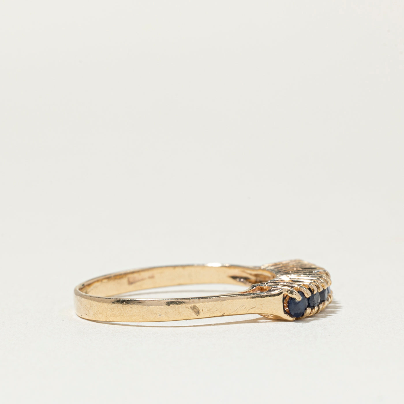 Bague en saphir sept pierres | Taille 7