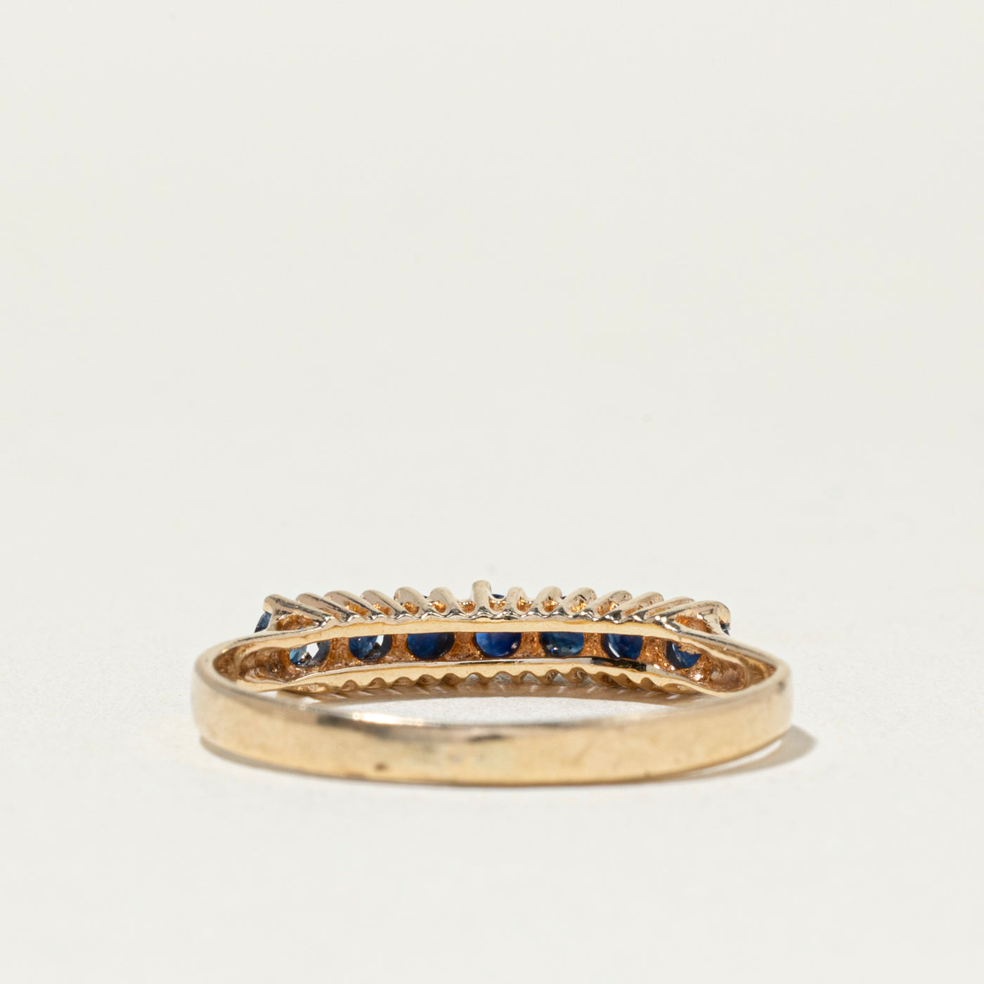 Bague en saphir sept pierres | Taille 7