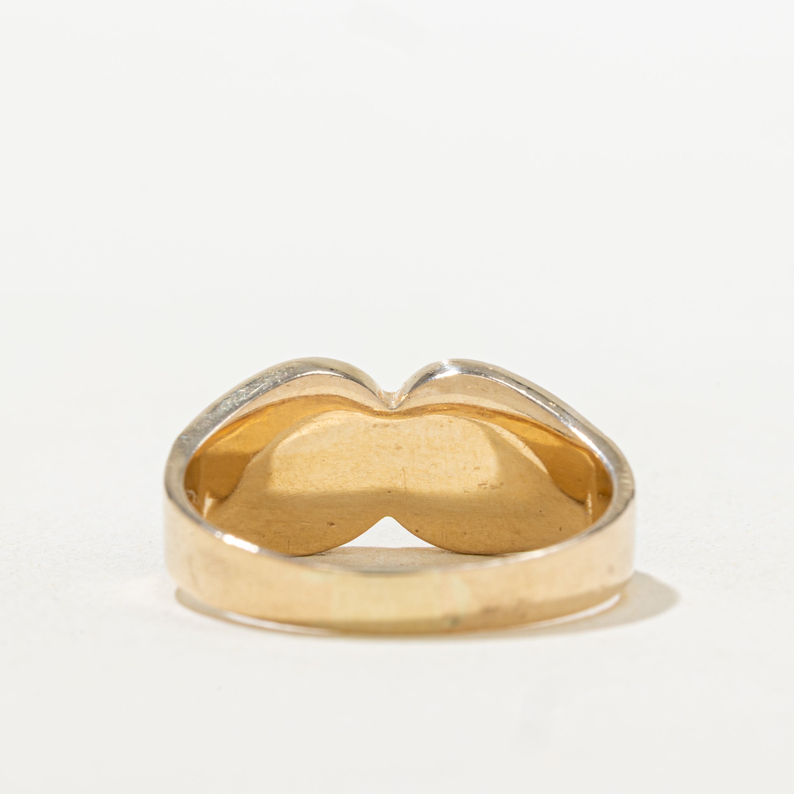 Diamond Cluster & Modified Slab Cut Onyx Ring | SZ 8.25