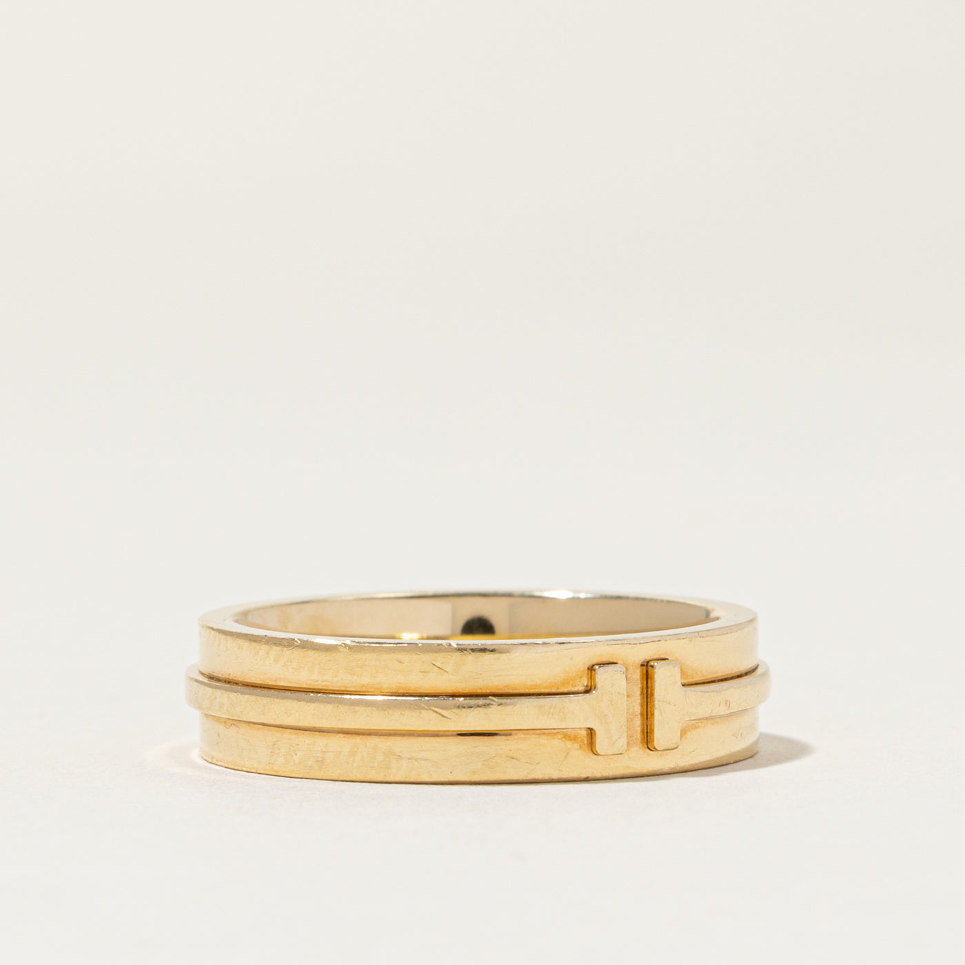 Bague large Tiffany T de Tiffany & Co. | 5,5 mm | Taille 9,25