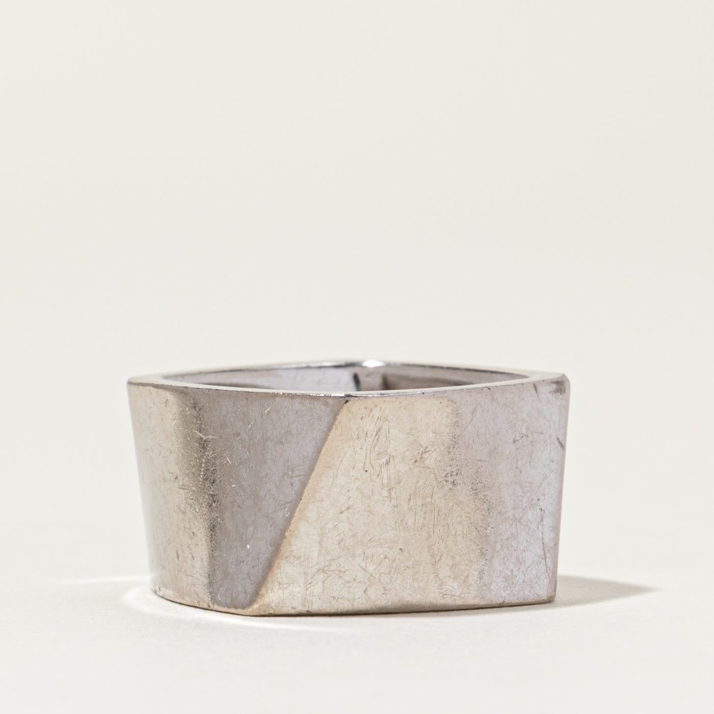 'Tiffany & Co' 18k Frank Gehry Torque Wide Band Ring | 11.9mm | SZ 6.5
