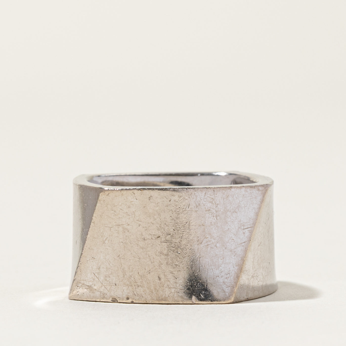 'Tiffany & Co' 18k Frank Gehry Torque Wide Band Ring | 11.9mm | SZ 6.5