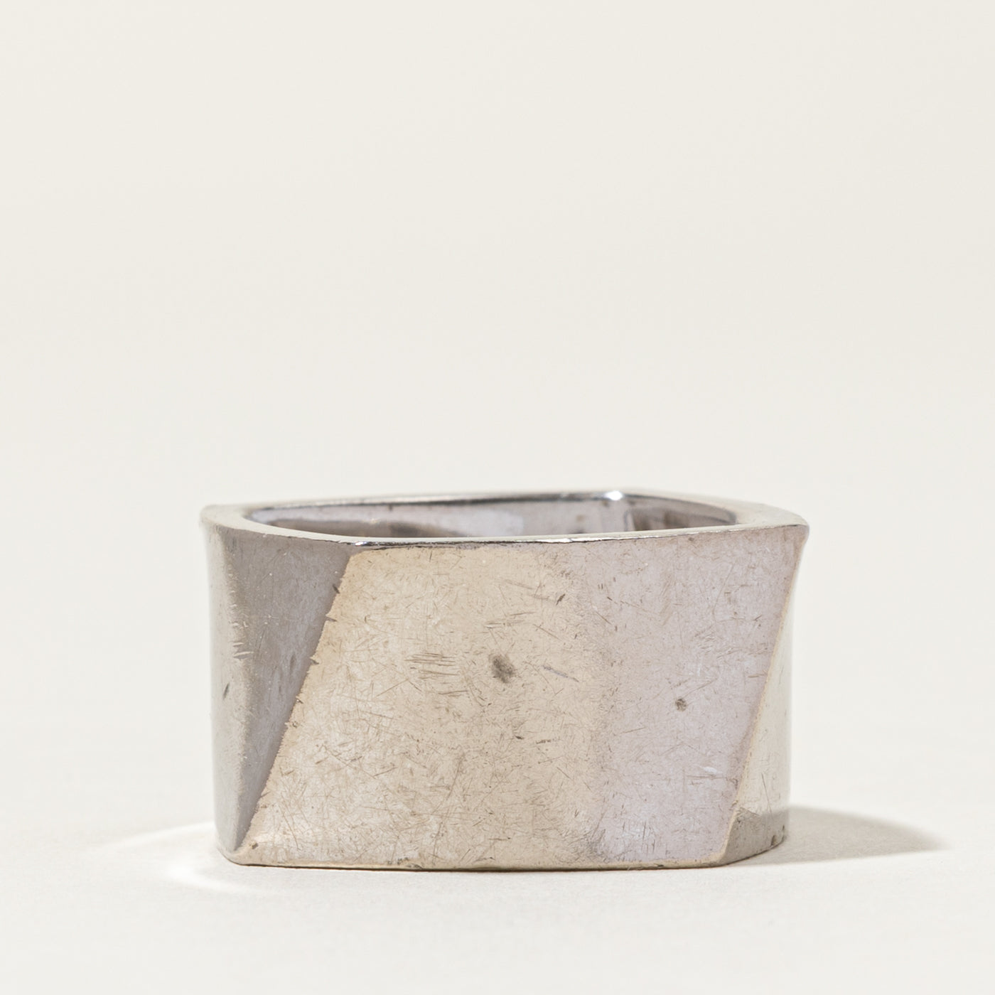 'Tiffany & Co' 18k Frank Gehry Torque Wide Band Ring | 11.9mm | SZ 6.5
