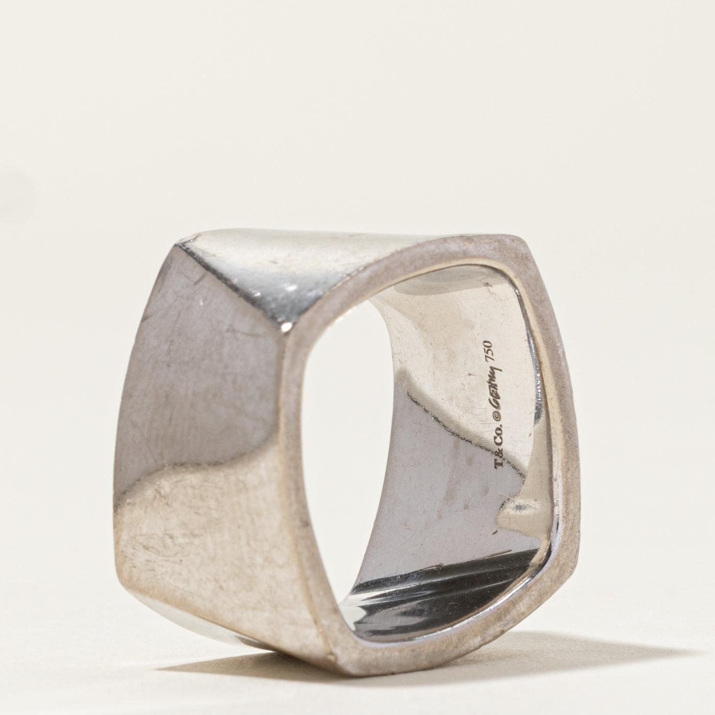 'Tiffany & Co' 18k Frank Gehry Torque Wide Band Ring | 11.9mm | SZ 6.5