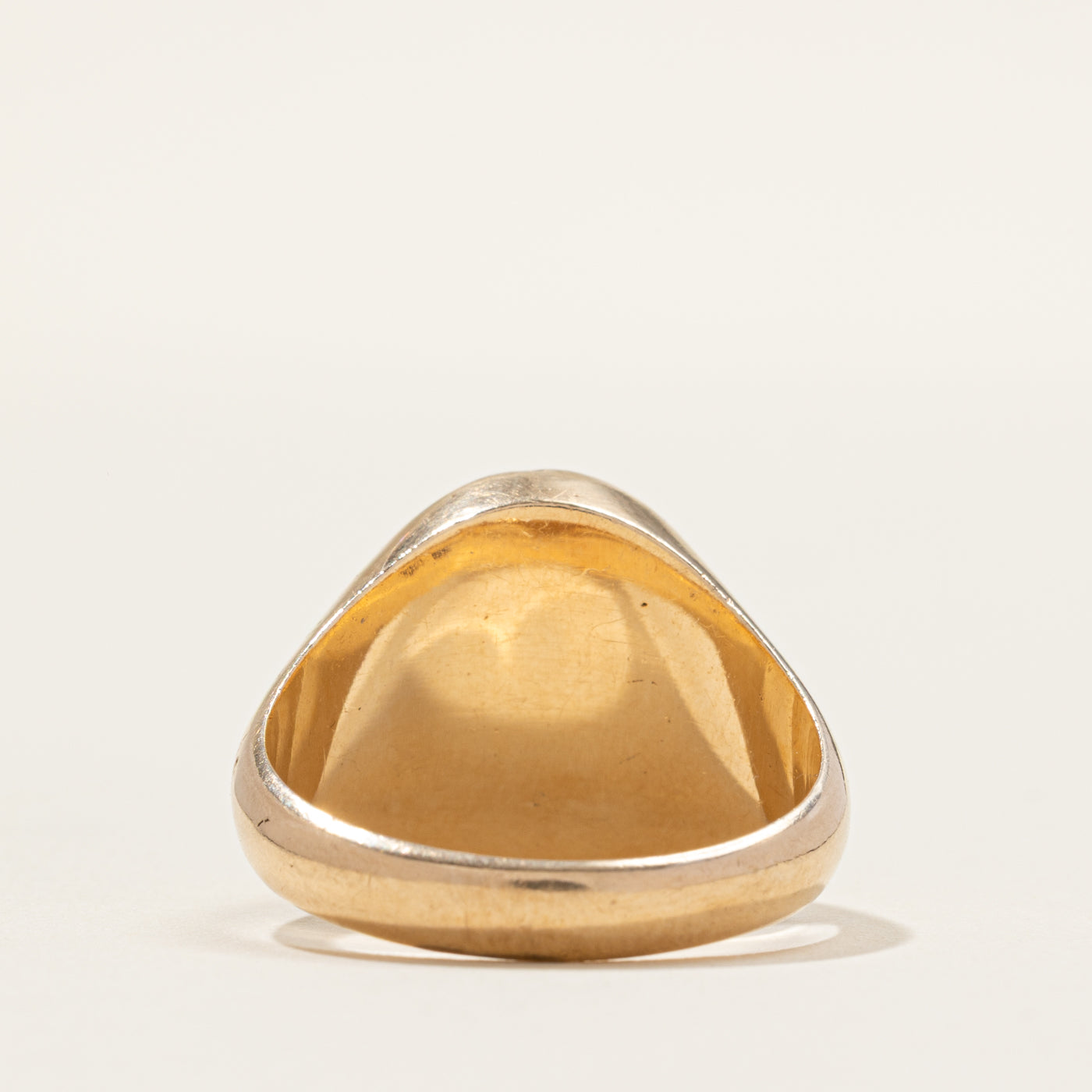 Oval Cut Onyx Signet Ring | SZ 10.5