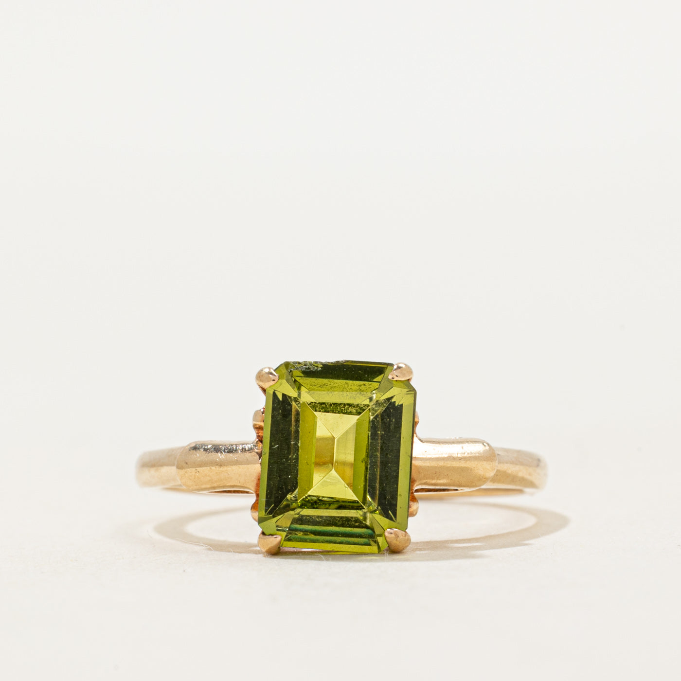 Basket Set Synthetic Spinel Ring | SZ 5.5