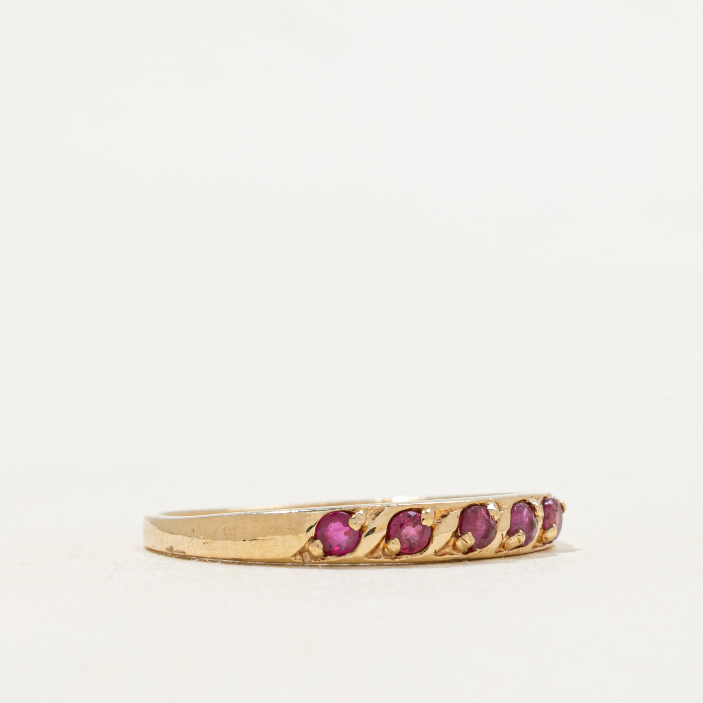 Five Stone Ruby Band | SZ 7