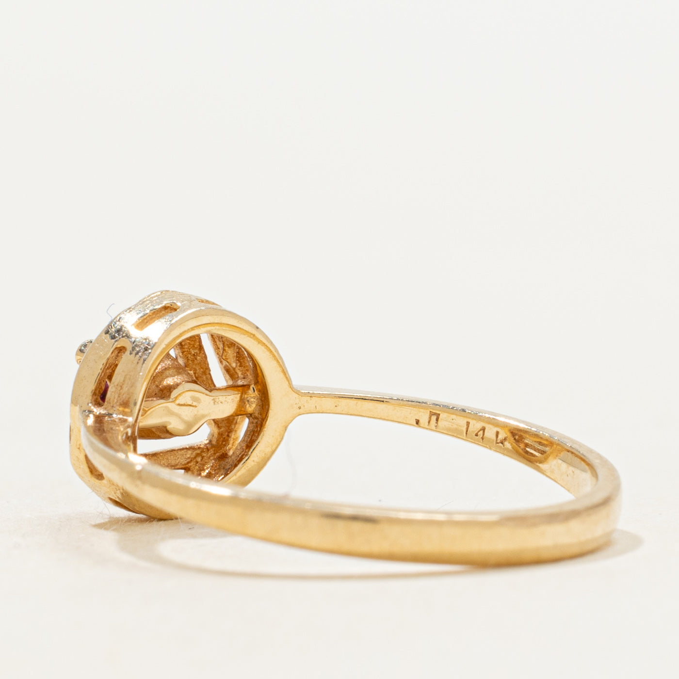 Ruby Openwork Ring | SZ 6.75