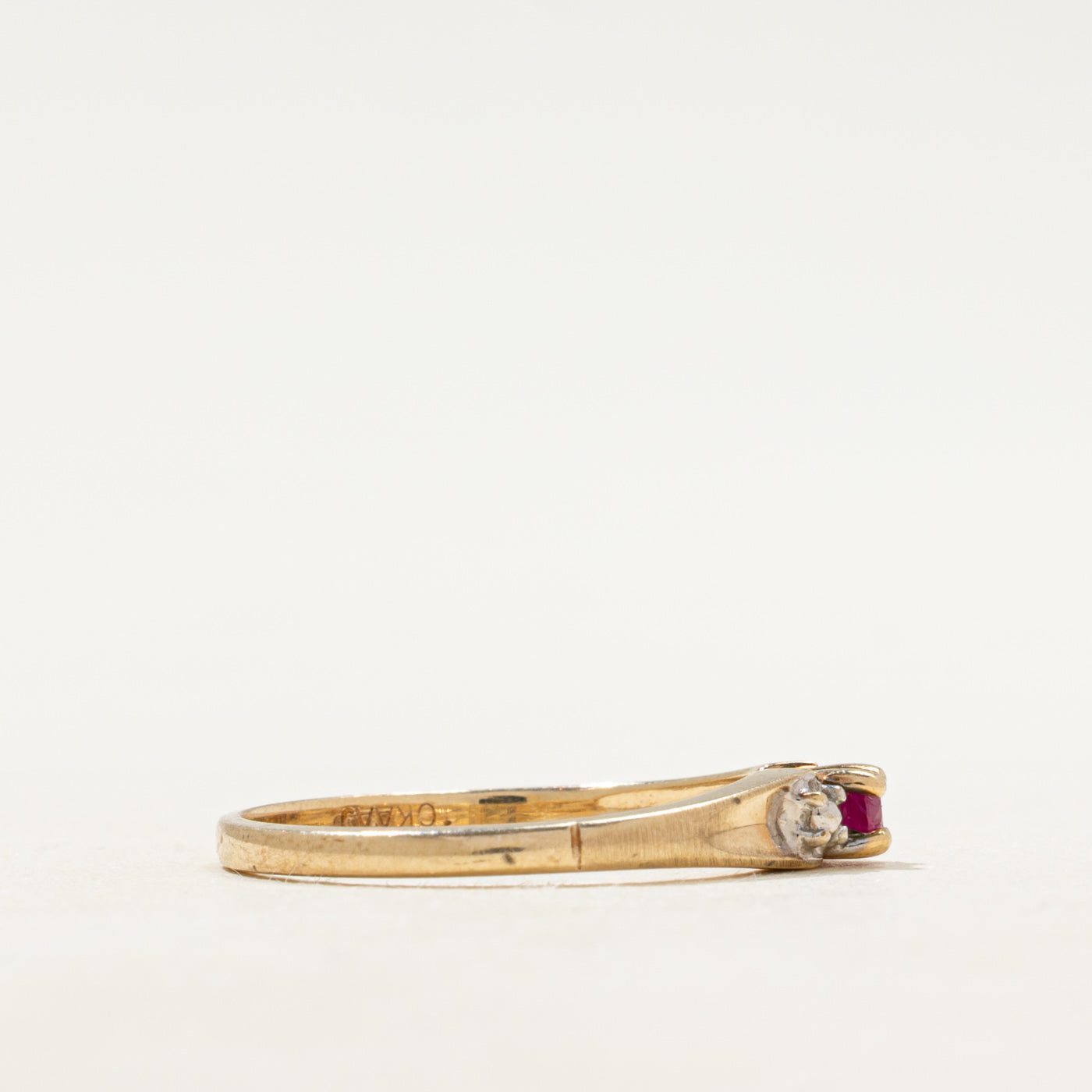 Petite Ruby Ring | SZ 6.75