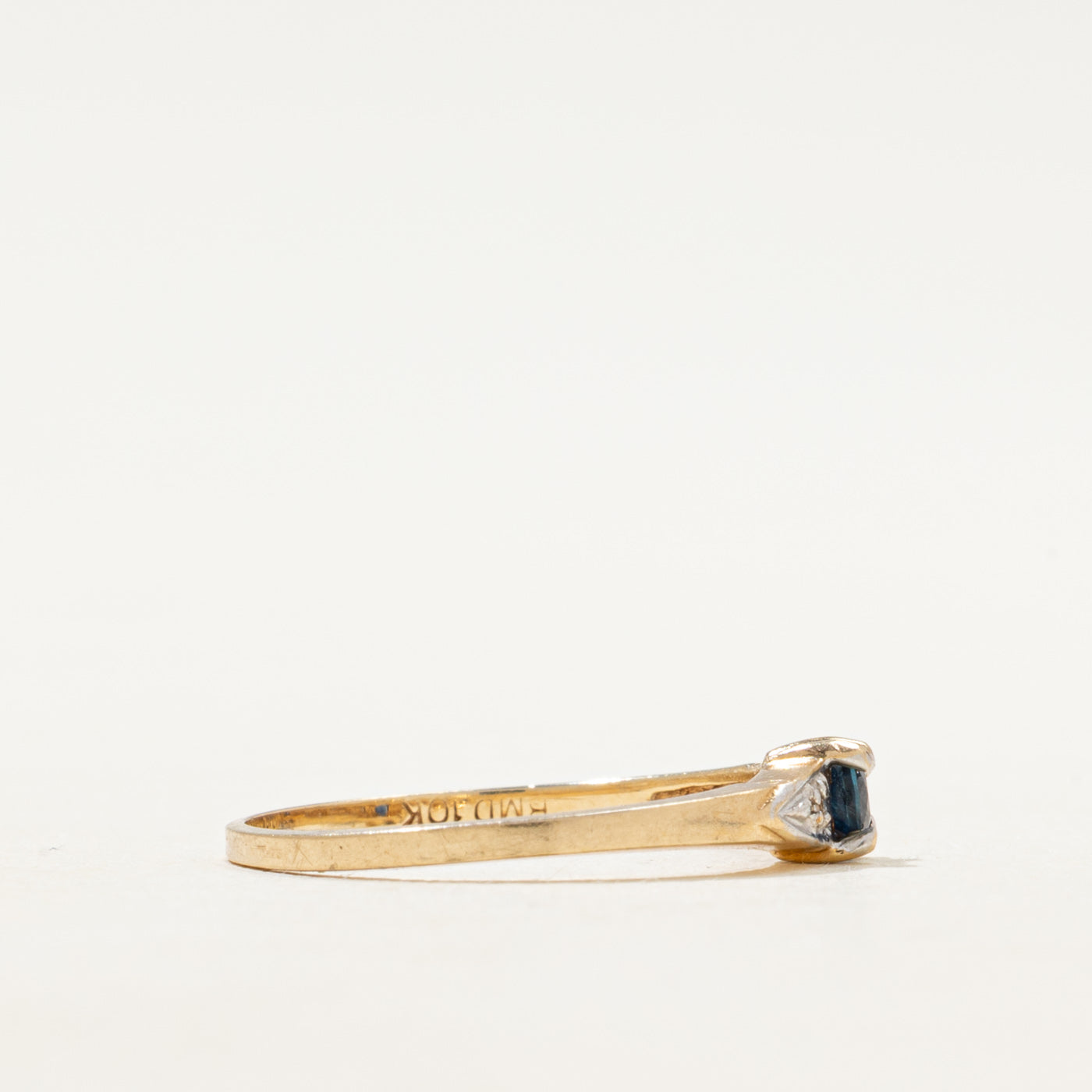 Sapphire & Diamond Petite Ring | SZ 5.5