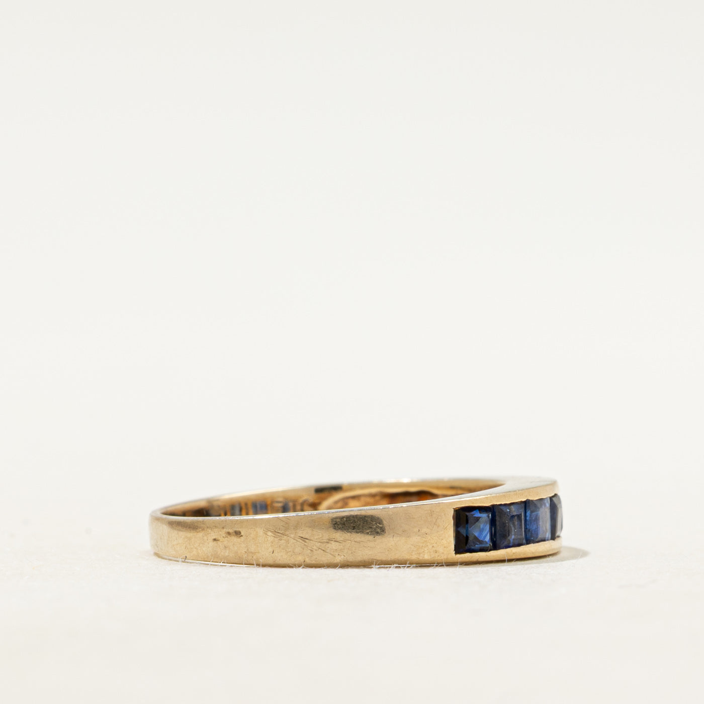 Semi Eternity Sapphire Band | SZ 6.5