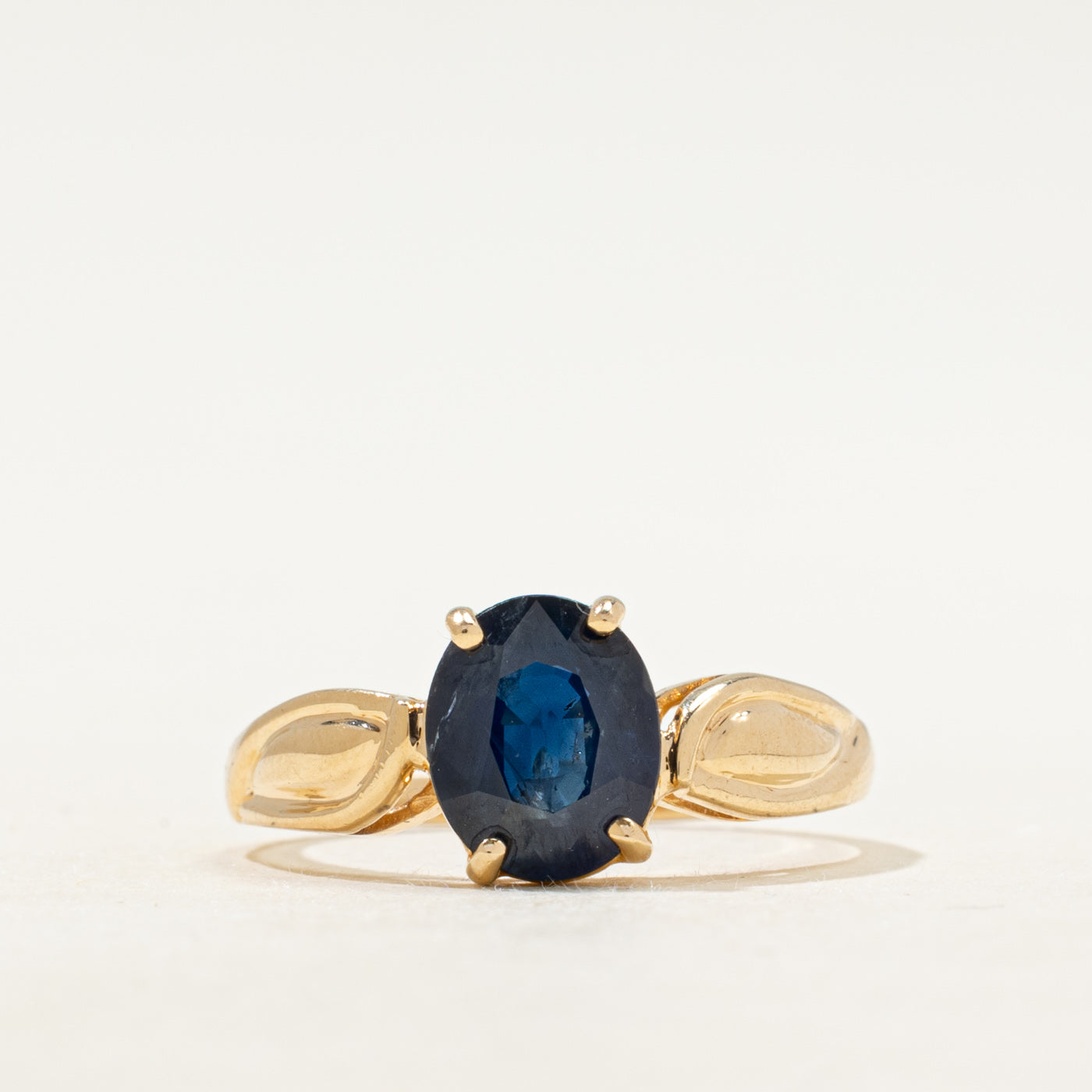 Oval Cut Solitaire Sapphire Ring | 1.69ct | SZ 8