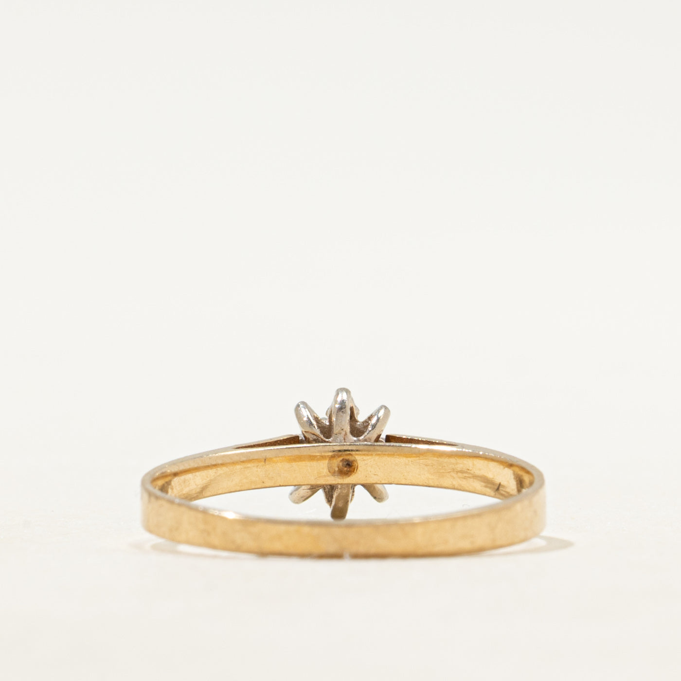 Sapphire & Diamond Petal Petite Ring | SZ 6