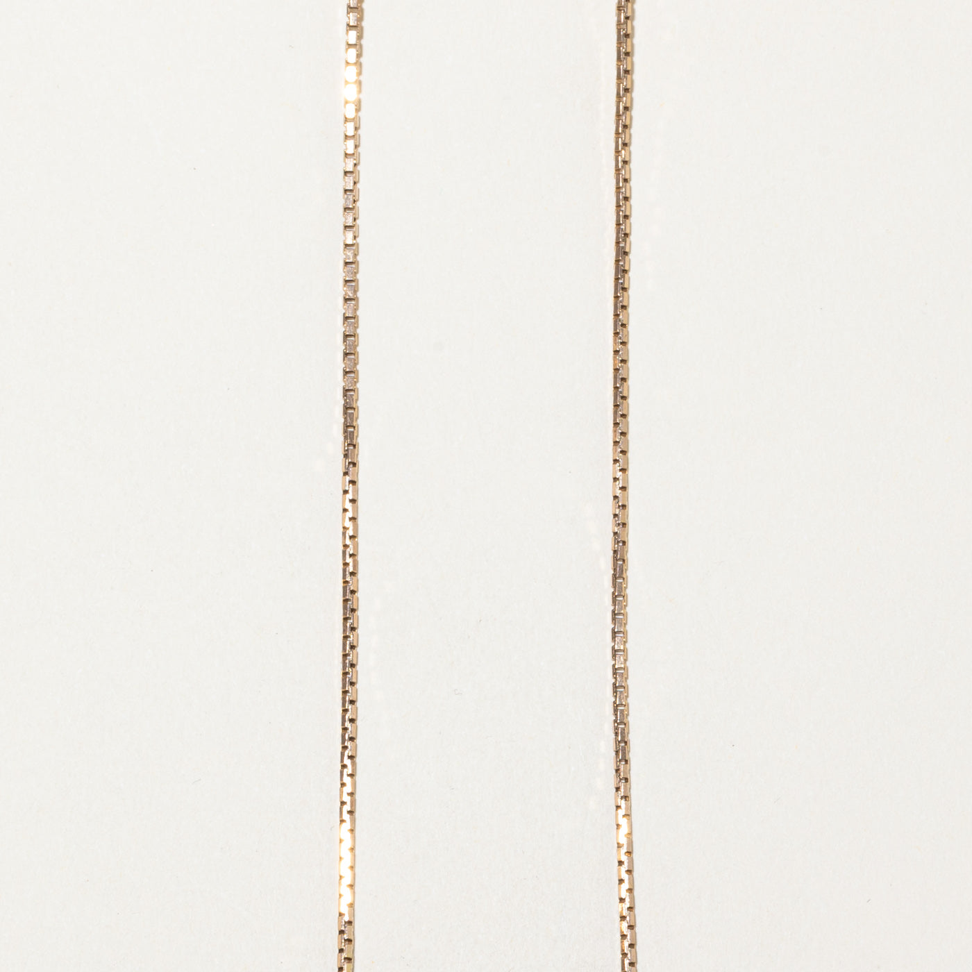 1978 London 9k Yellow Gold Box Link Chain | 16"
