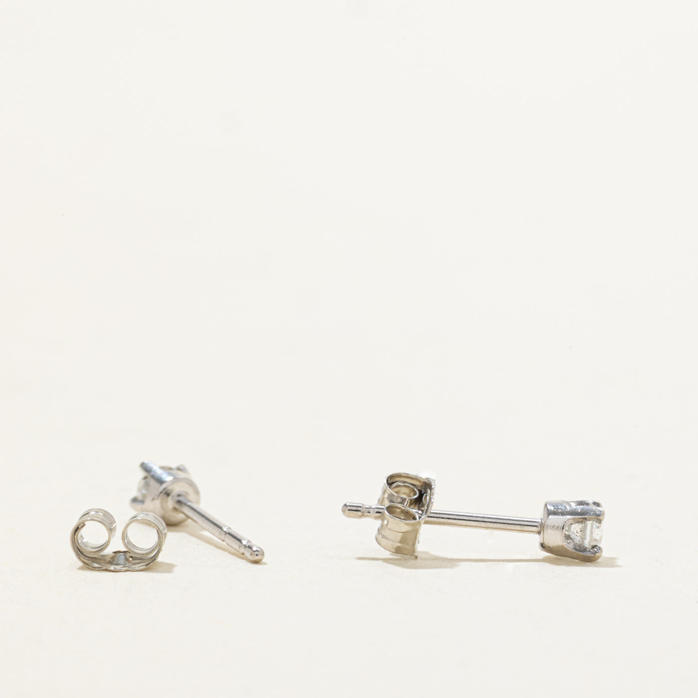 '100 Ways' 14k White Gold Diamond Stud Earrings | 0.15ctw