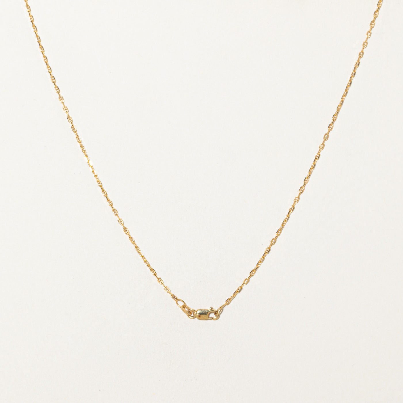 10k Yellow Gold Anchor Chain | 18"