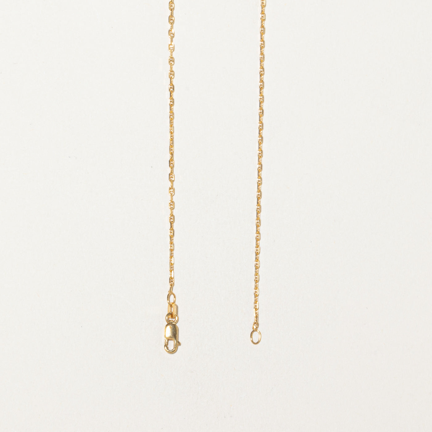 10k Yellow Gold Anchor Chain | 18"
