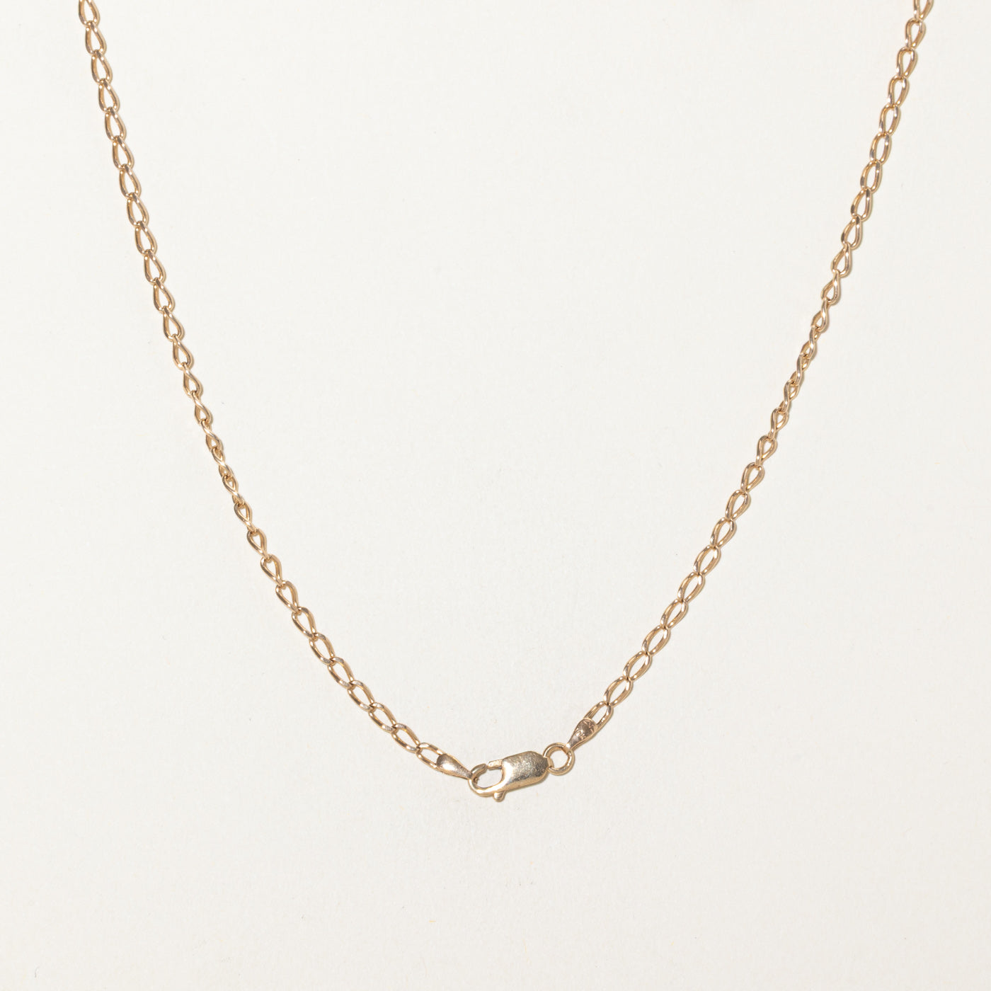 10k Yellow Gold Curb Link Chain | 28"
