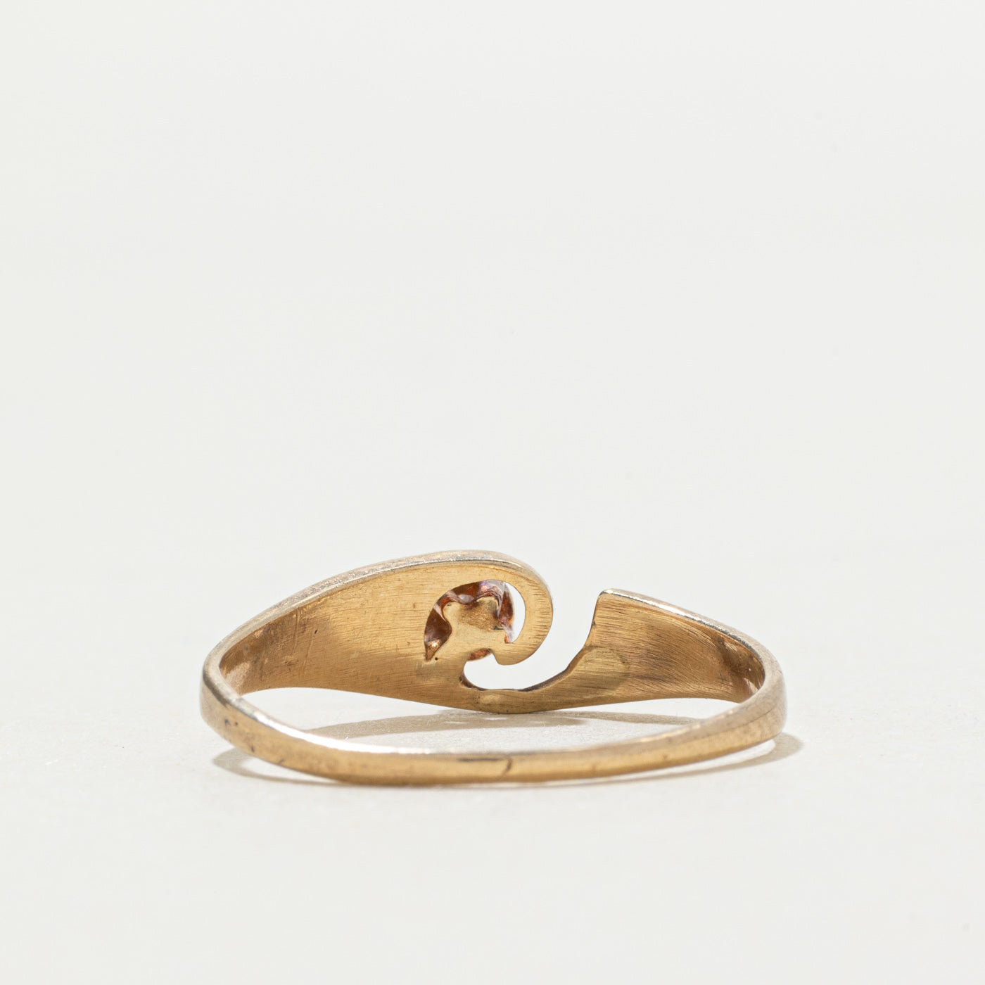 10k Diamond Swirl Ring | SZ 6.75
