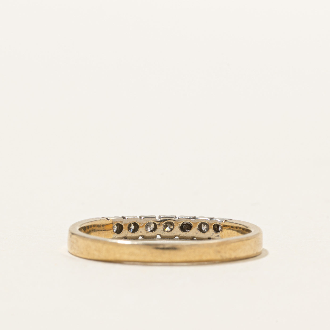 10K Seven Stone Diamond Band | SZ 6.0