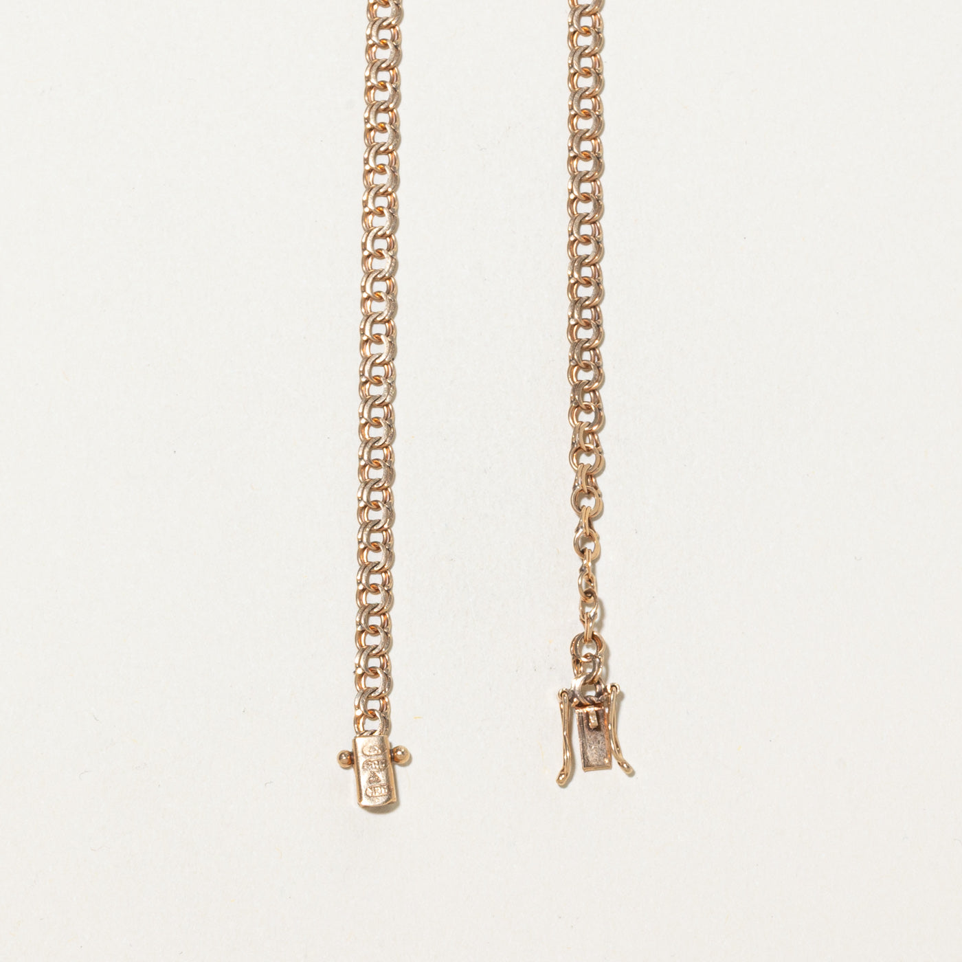 1975 Finnish Hallmarked 14k Double Link Chain | 18"