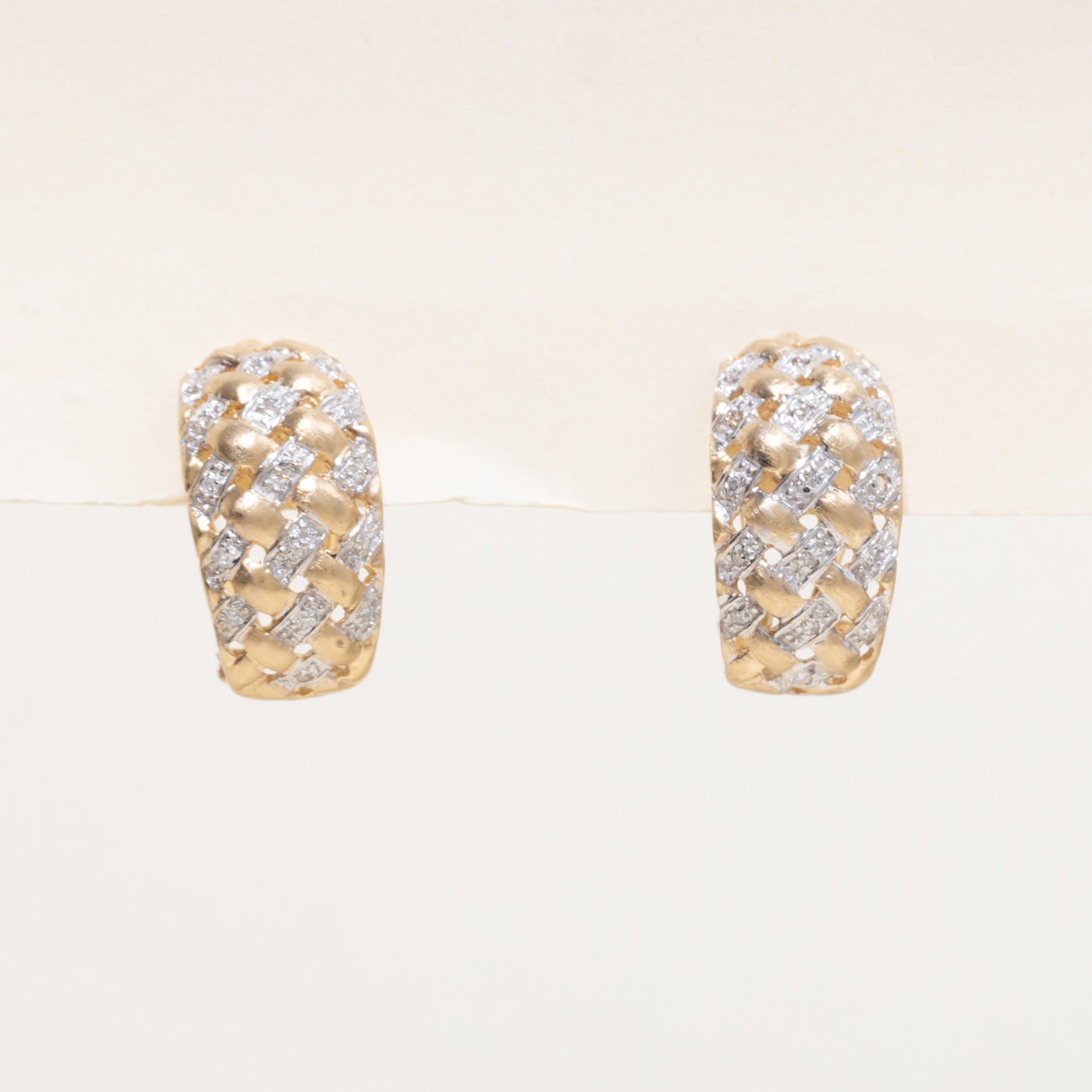 ***Boucles d'oreilles en or 14 carats 4293-41