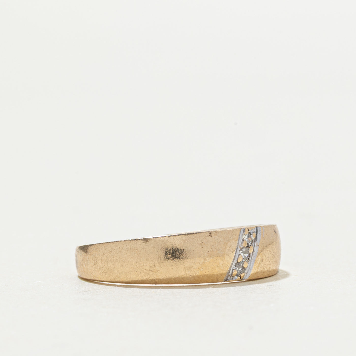 10k Diagonal Diamond Band | SZ 5