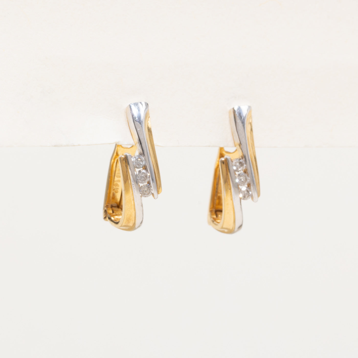 ***Boucles d'oreilles en or 14 carats 4293-39