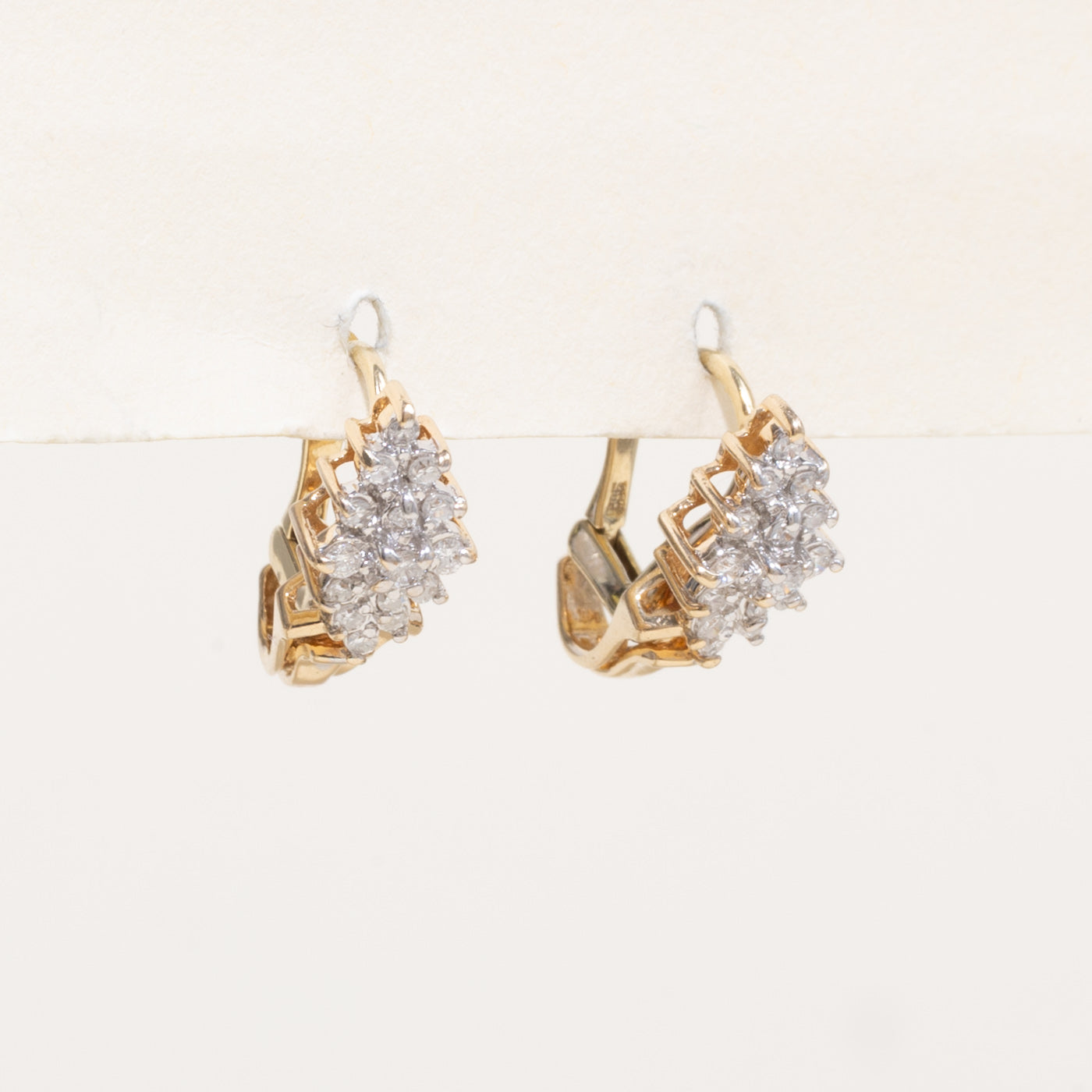 ***Boucles d'oreilles en or 14 carats 4293-35
