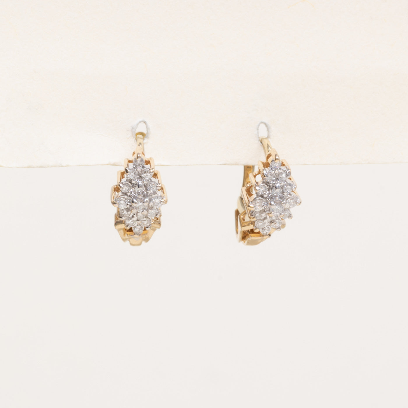 ***Boucles d'oreilles en or 14 carats 4293-35