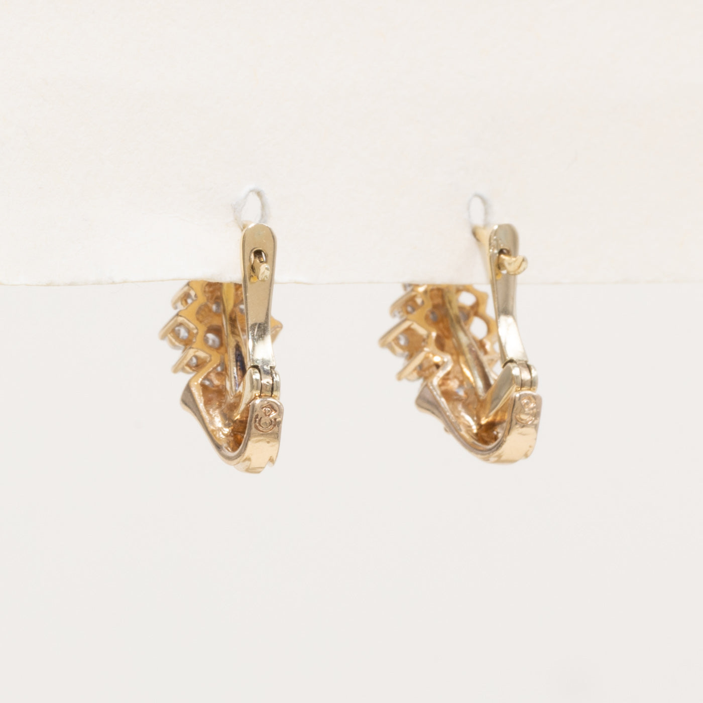***Boucles d'oreilles en or 14 carats 4293-35