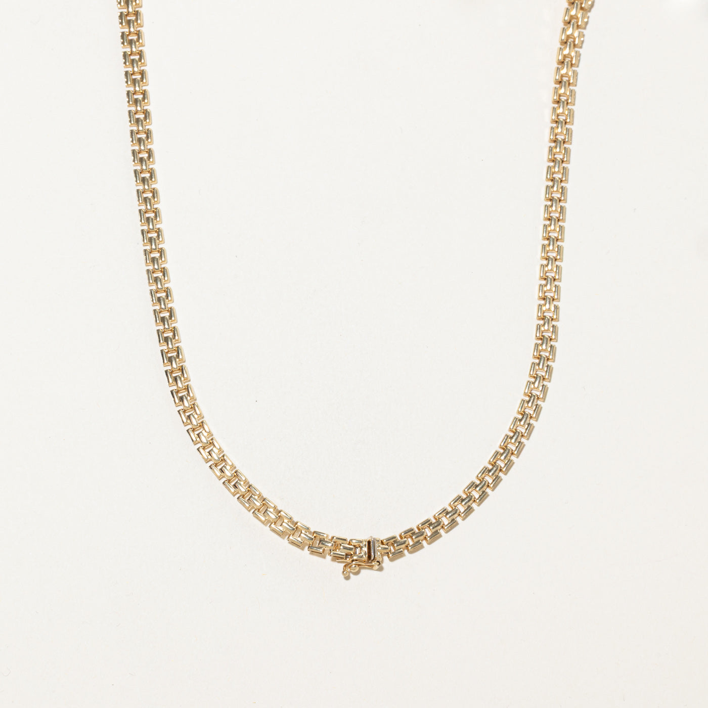 Collier ras-de-cou dégradé en or jaune 14 carats | 45,7 cm