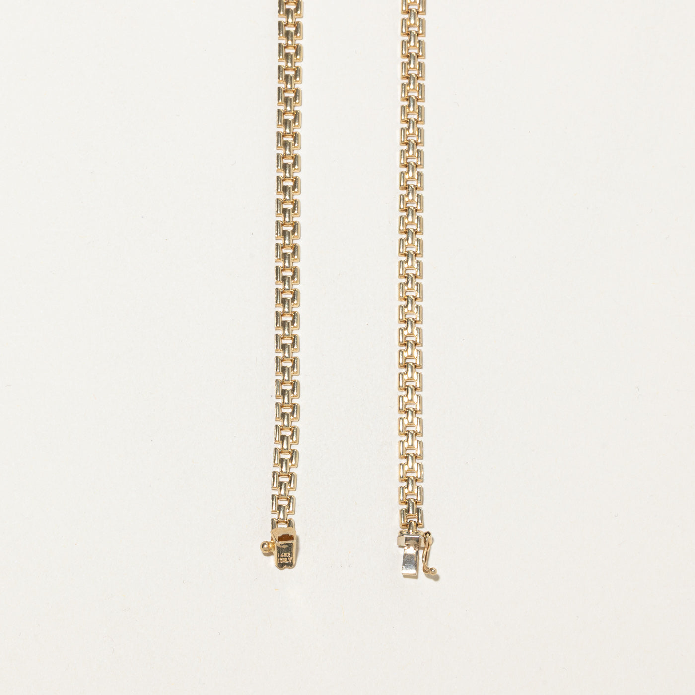 Collier ras-de-cou dégradé en or jaune 14 carats | 45,7 cm