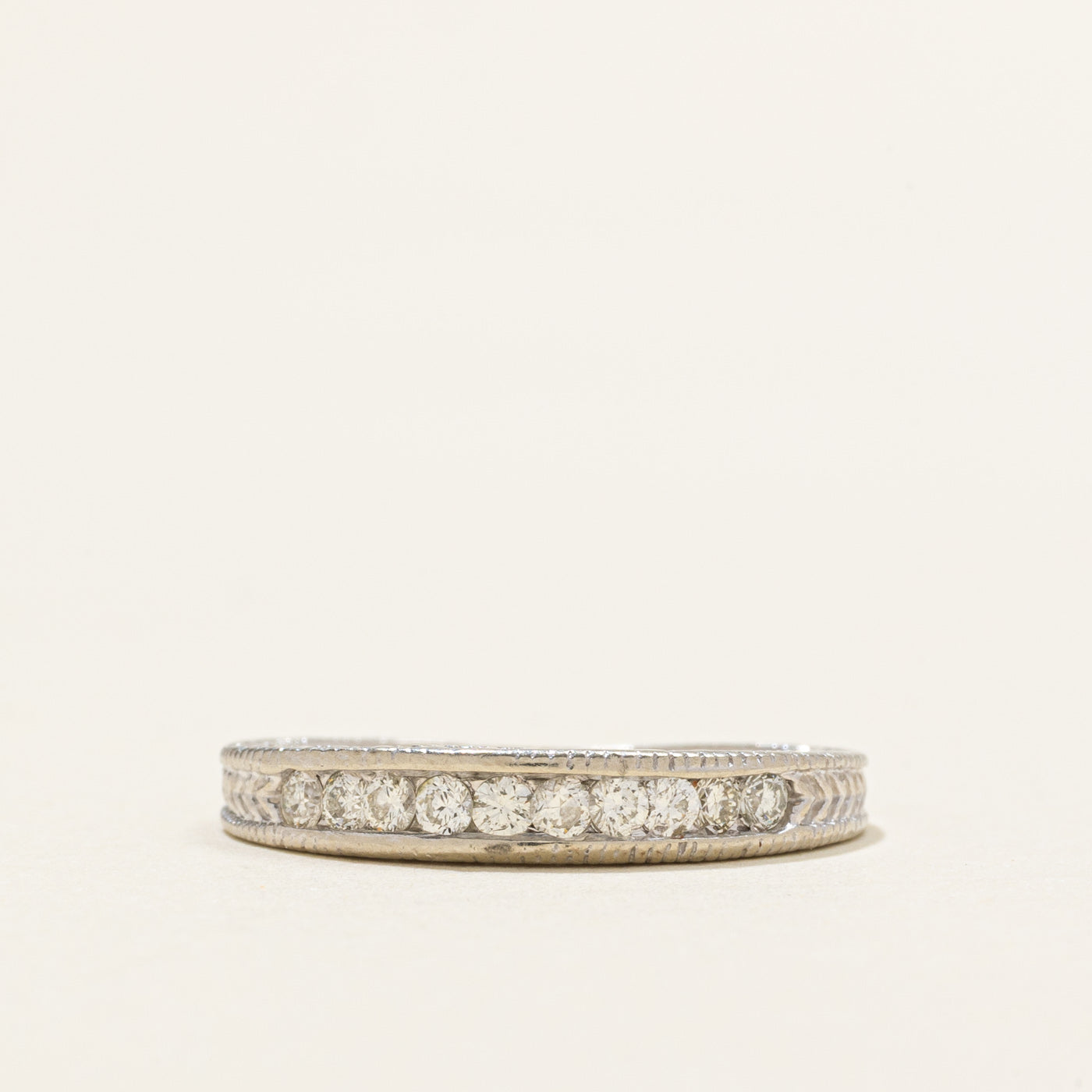 10K Semi Eternity Channel Set Diamond Band | 0.20ctw | SZ 5.0