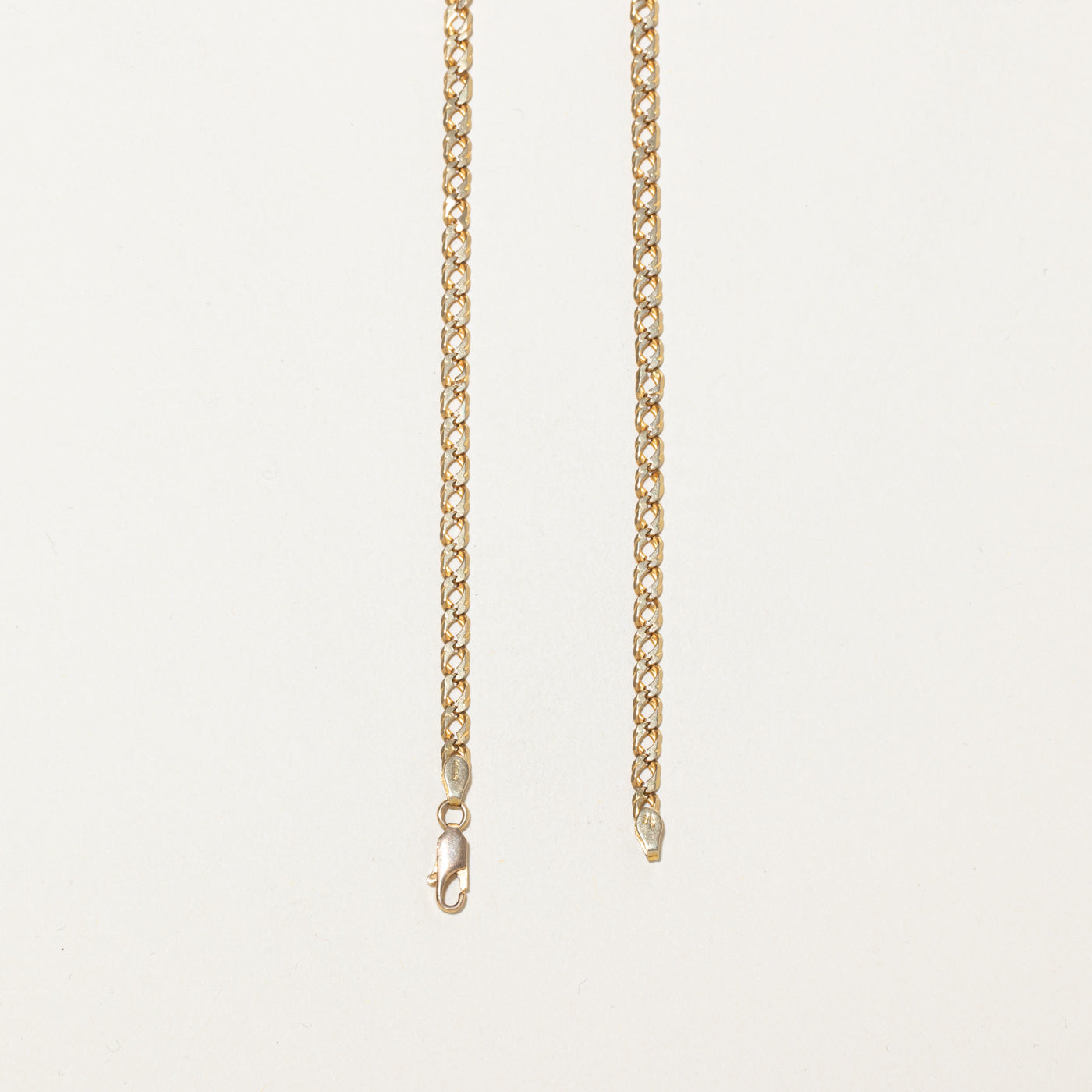 Italian 14k Yellow Gold Curb Link Chain | 21"